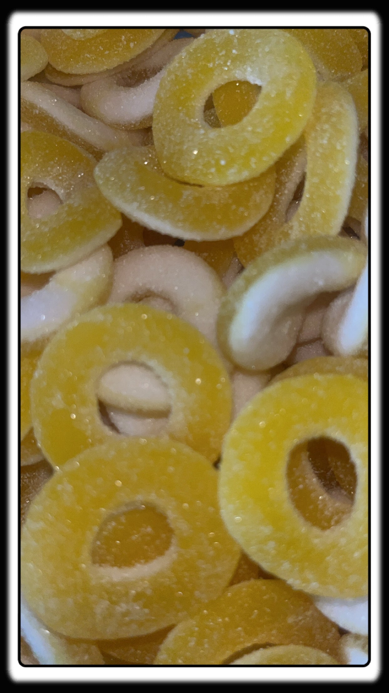 Anneaux citron Dulceplus 27/03/2027 numéro de lot : 5134 (100 grammes)