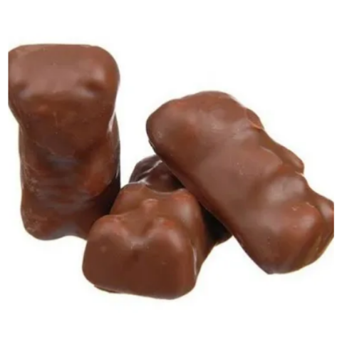 Oursons chocolat au lait guimauve Chocmod (lot par 5) 04/2026 Numéro de lot : 07250121
