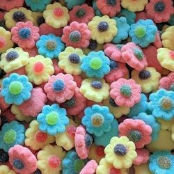 Fleurs sucrées Dulceplus 21/10/2026 numéro de lot : 4431 ( 100 grammes )