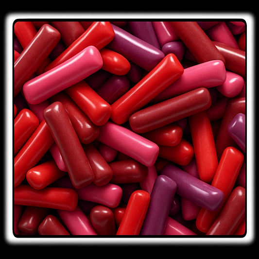 Hitschies fruit rouge 03/2027 Numéro de lot : L 0250074 (100grammes)