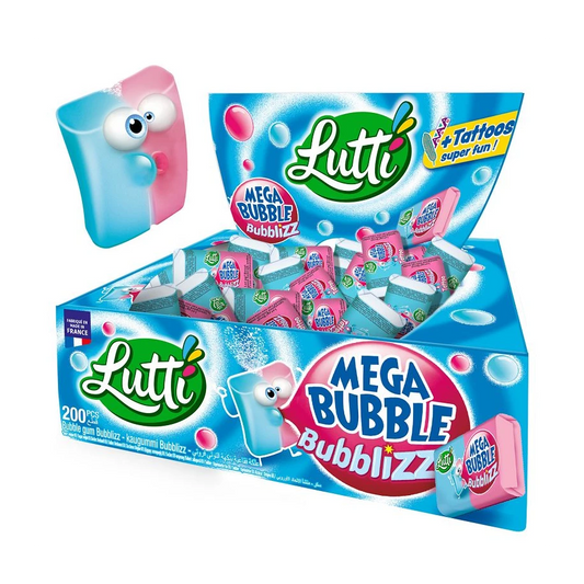Mega Bubble Bubbliz Lutti ( à l’unité )