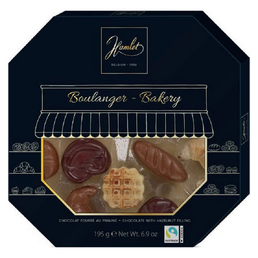 Boîte Chocolat boulanger assortis pralines 195g