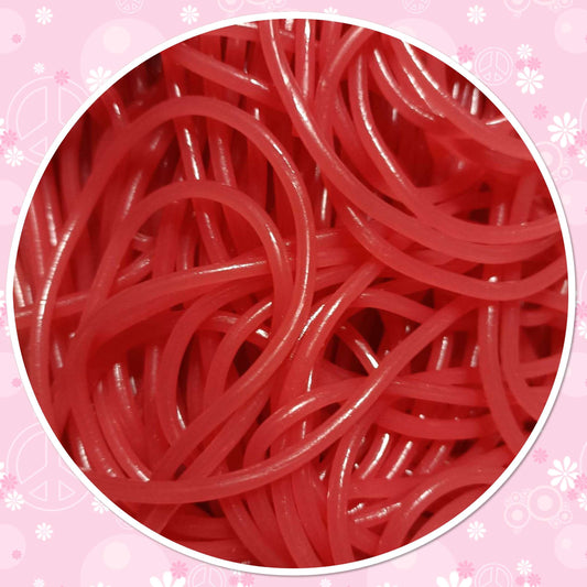 Lassos lisse Fraise (x5)