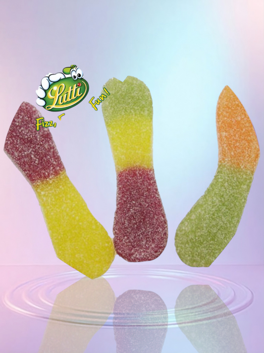 Langue xL  aux fruits Lutti 28/12/2026 numéro de lot : ZBO1352342 (100 grammes)